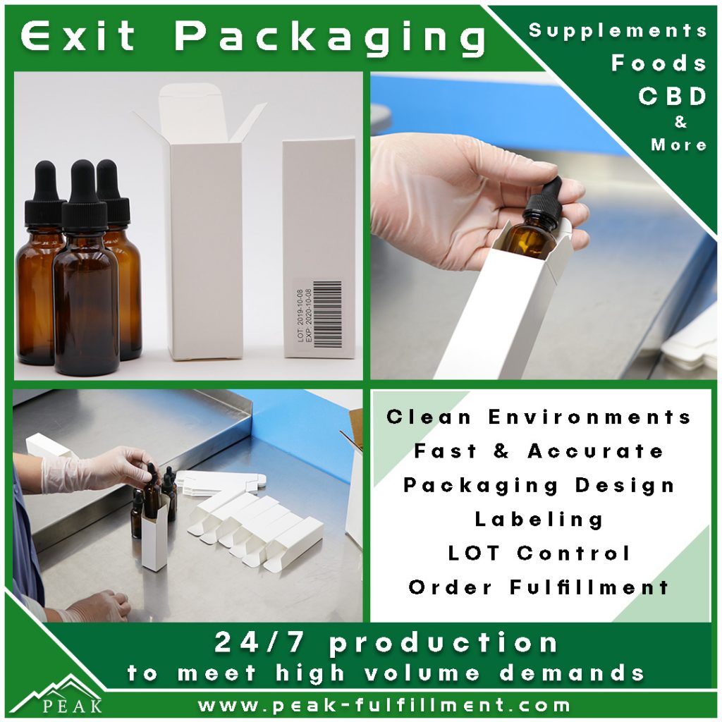 Colorado 3PL CBD Exit Packaging